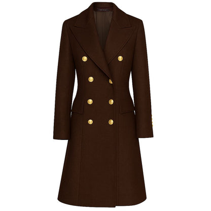 Made in Italy Brown Wool Jackets & Coat