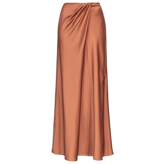 PINKO Brown Polyester Skirt