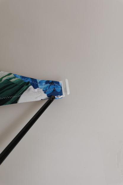 Dolce & Gabbana White Floral Swimsuit 2 Piece Top Bottom Swimwear