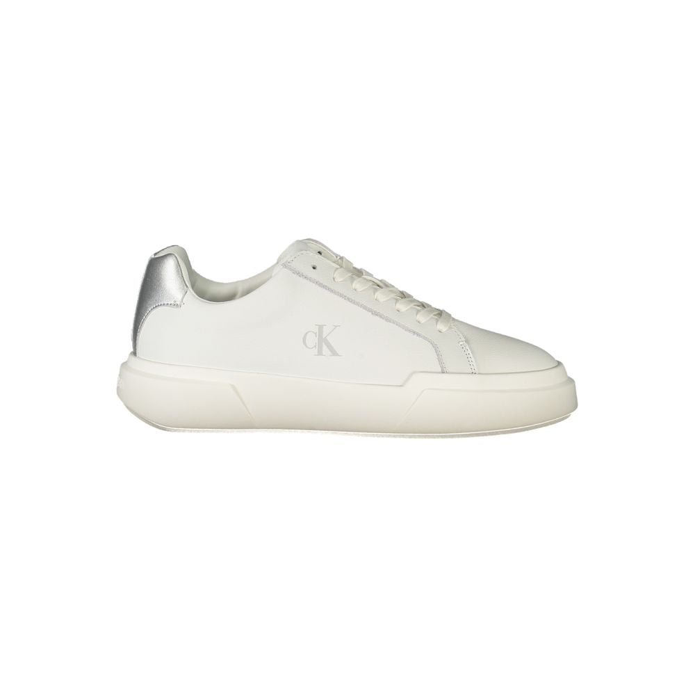 Calvin Klein White Polyester Sneaker