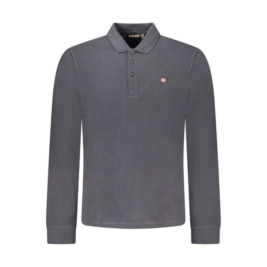 Napapijri Black Cotton Polo Shirt