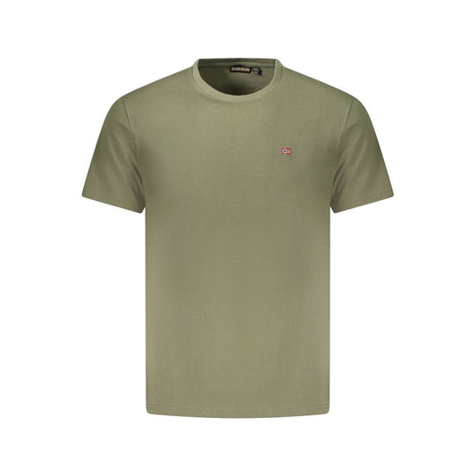 Napapijri Green Cotton T-Shirt