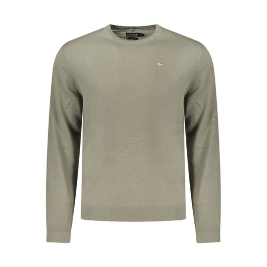 Napapijri Green Wool Sweater