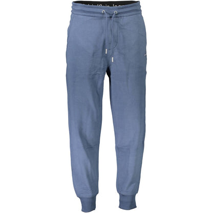 Calvin Klein Blue Cotton Pant