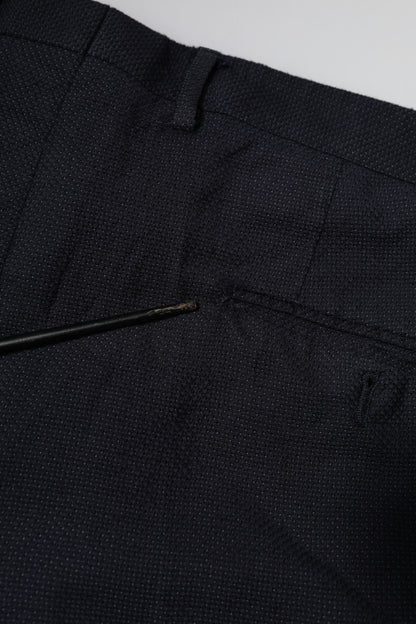 Dolce & Gabbana Gray Wool Formal Dress Men Trousers Pants