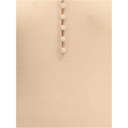 Chloé Merino Wool Henley Sweater