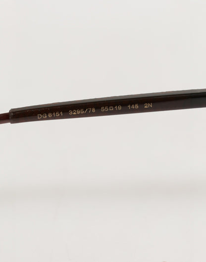 Dolce & Gabbana DG6151 Brown Unisex Square Lens Shades Eyewear Sunglasses