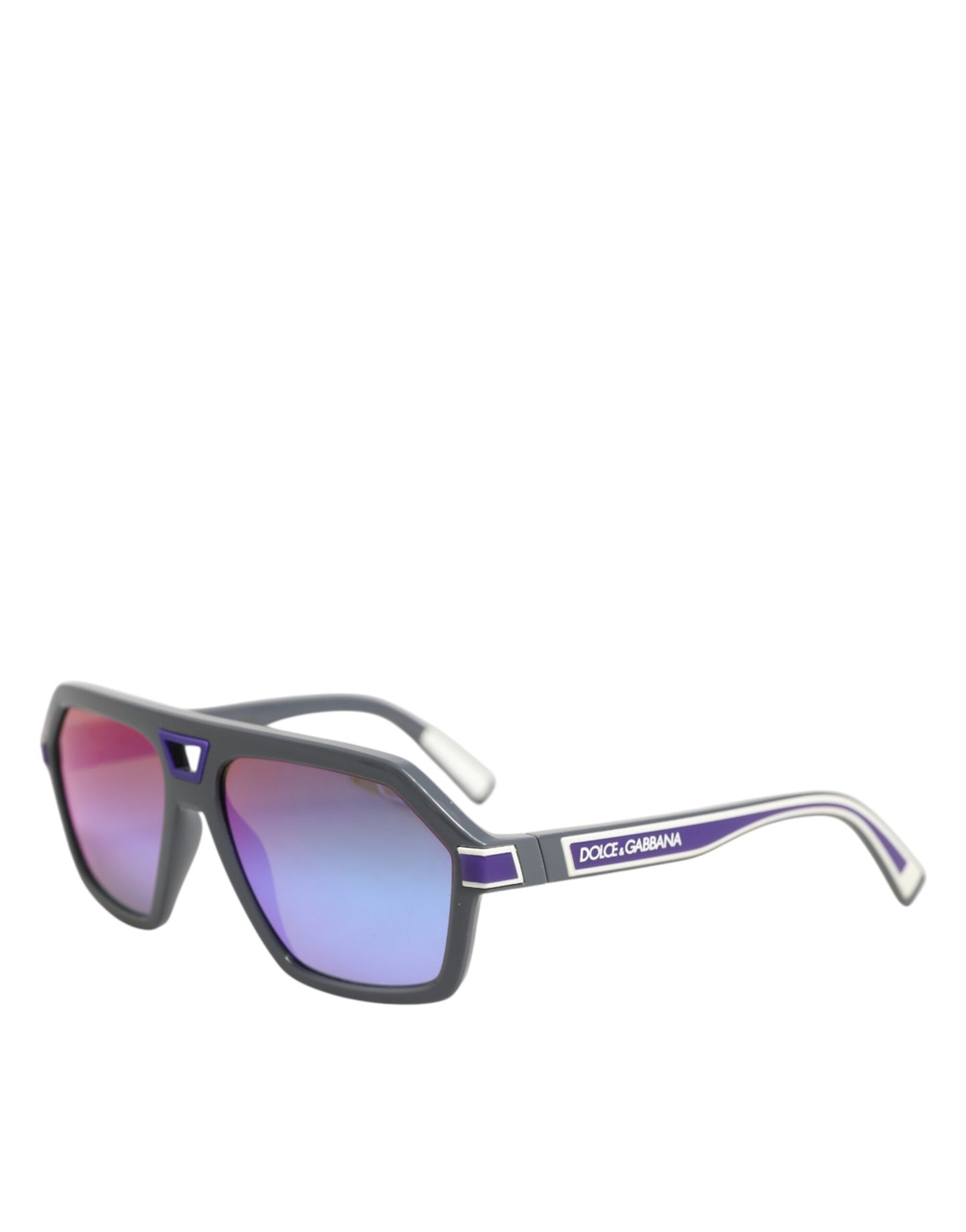 Dolce & Gabbana DG4356F Blue Acetate Aviator Shades Eyewear Sunglasses