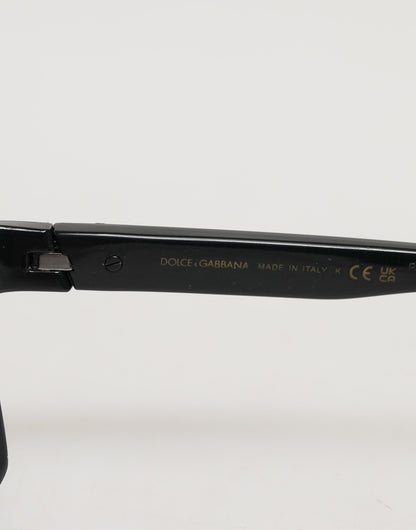 Dolce & Gabbana DG6160 Square Black Polyamide Sport Logo Sunglasses