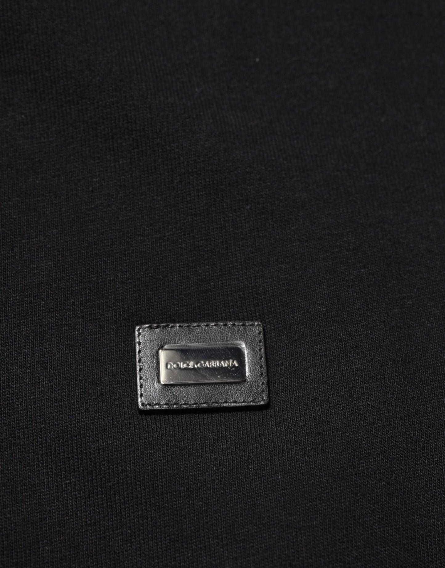 Dolce & Gabbana Sweater Black Cotton Hooded Men Sweatshirt Sweater