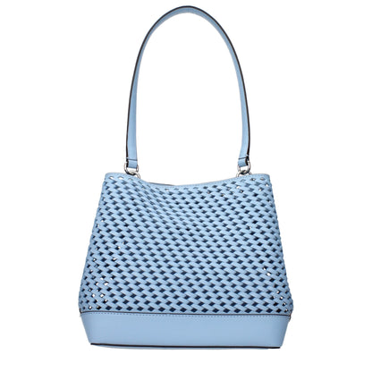 Michael Kors Light Blue Leather Shoulder Bags