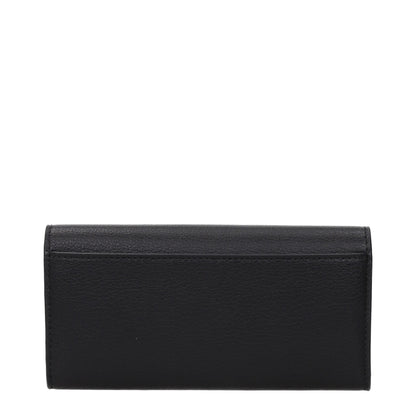 Michael Kors Black Leather Wallets