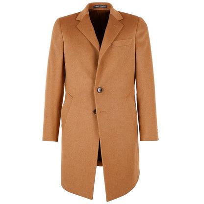 Made in Italy Brown Wool Coat