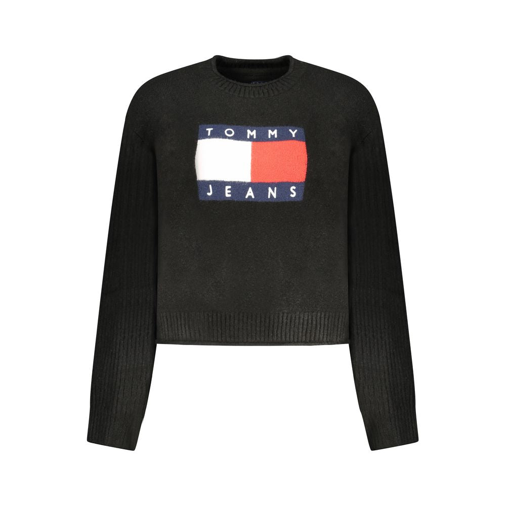 Tommy Hilfiger Black Wool Sweater