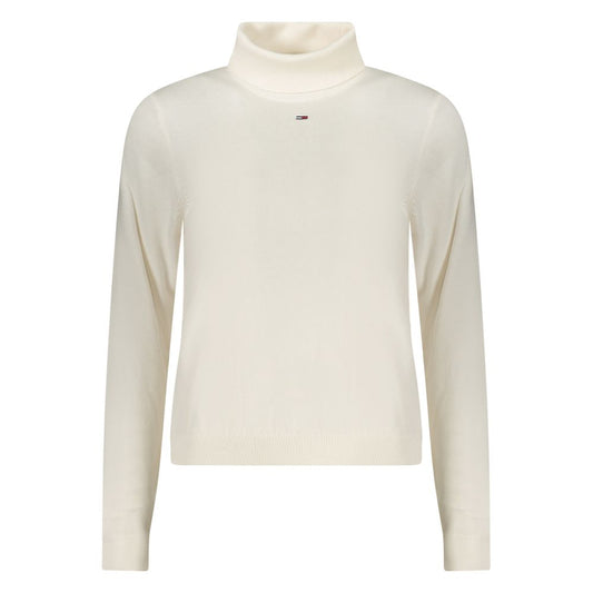 Tommy Hilfiger White Cotton Sweater