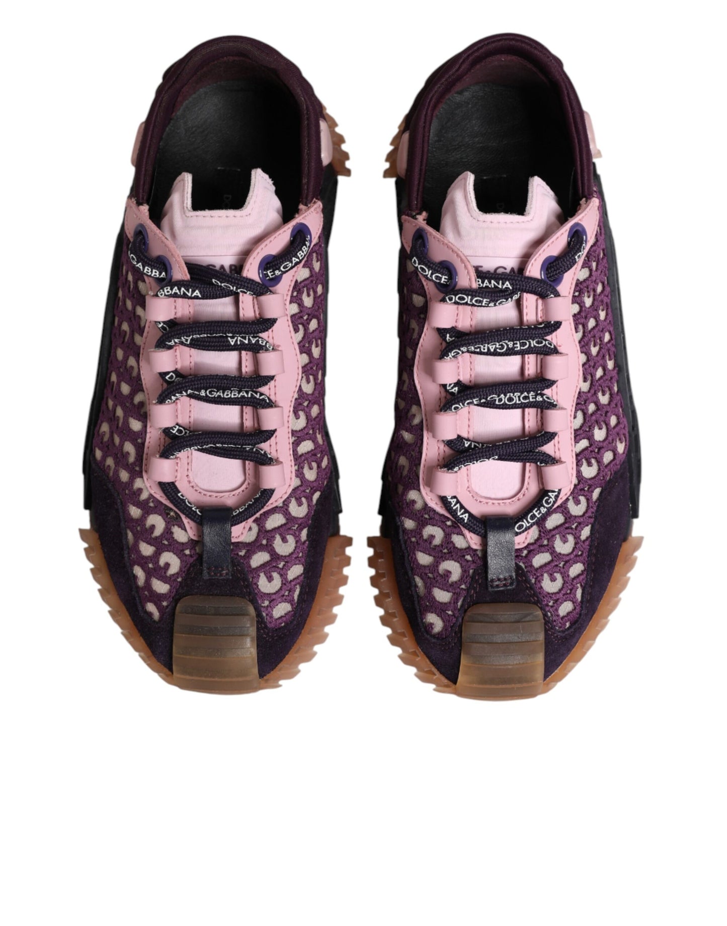 Dolce & Gabbana Multicolor Logo Low Top NS1 Sneakers Shoes