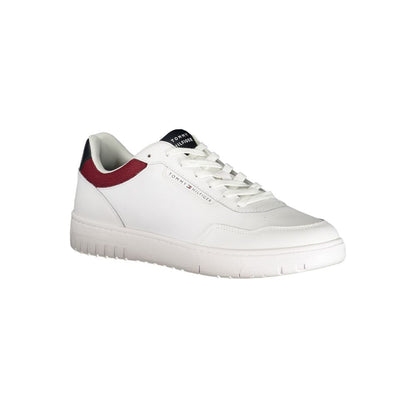 Tommy Hilfiger White Leather Men Sneaker