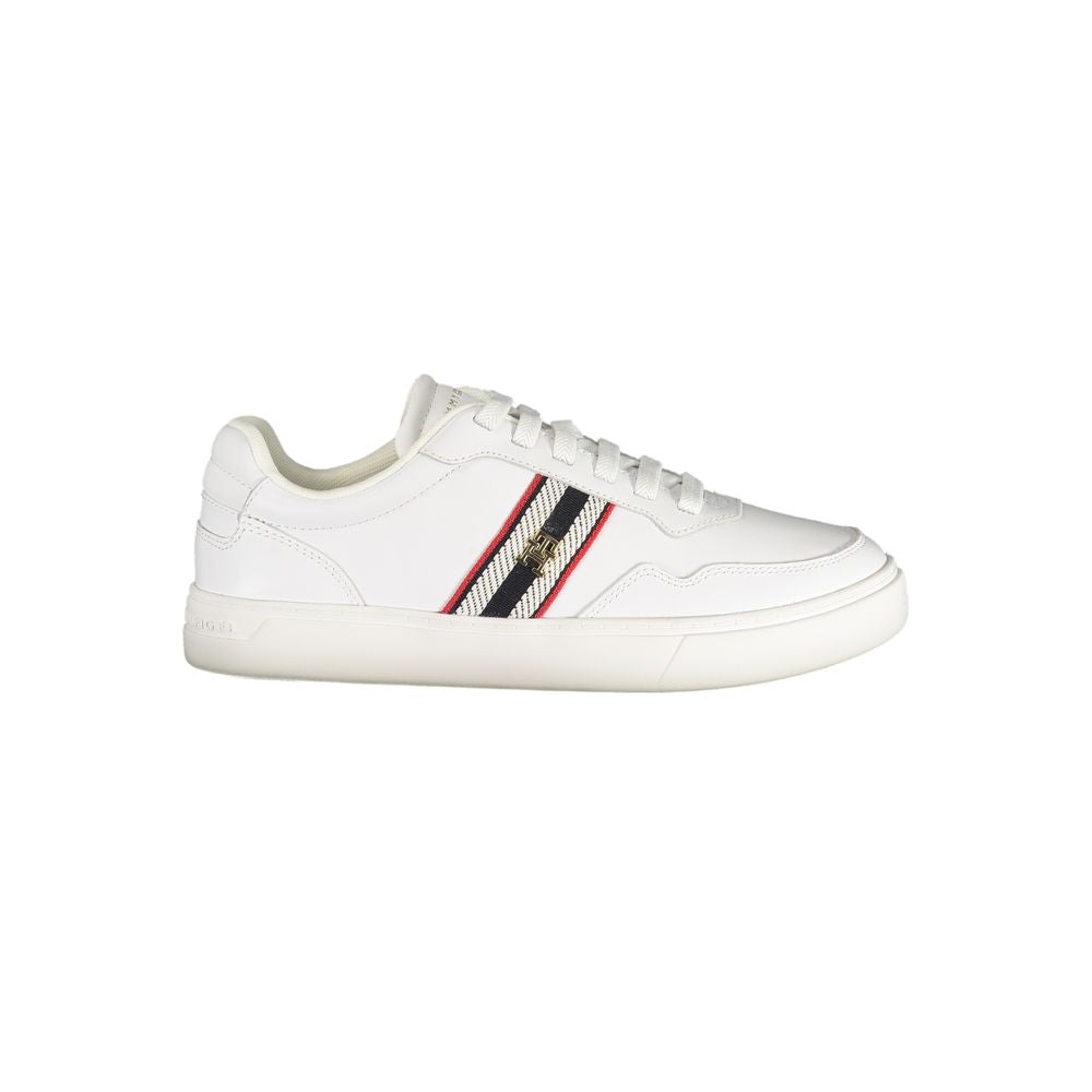 Tommy Hilfiger White Leather Women Sneaker