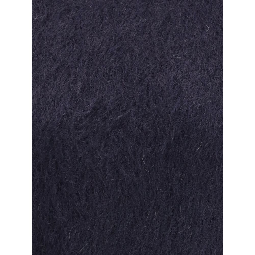 Max Mara Turtleneck Sweater in brushed mohair-blend yarn