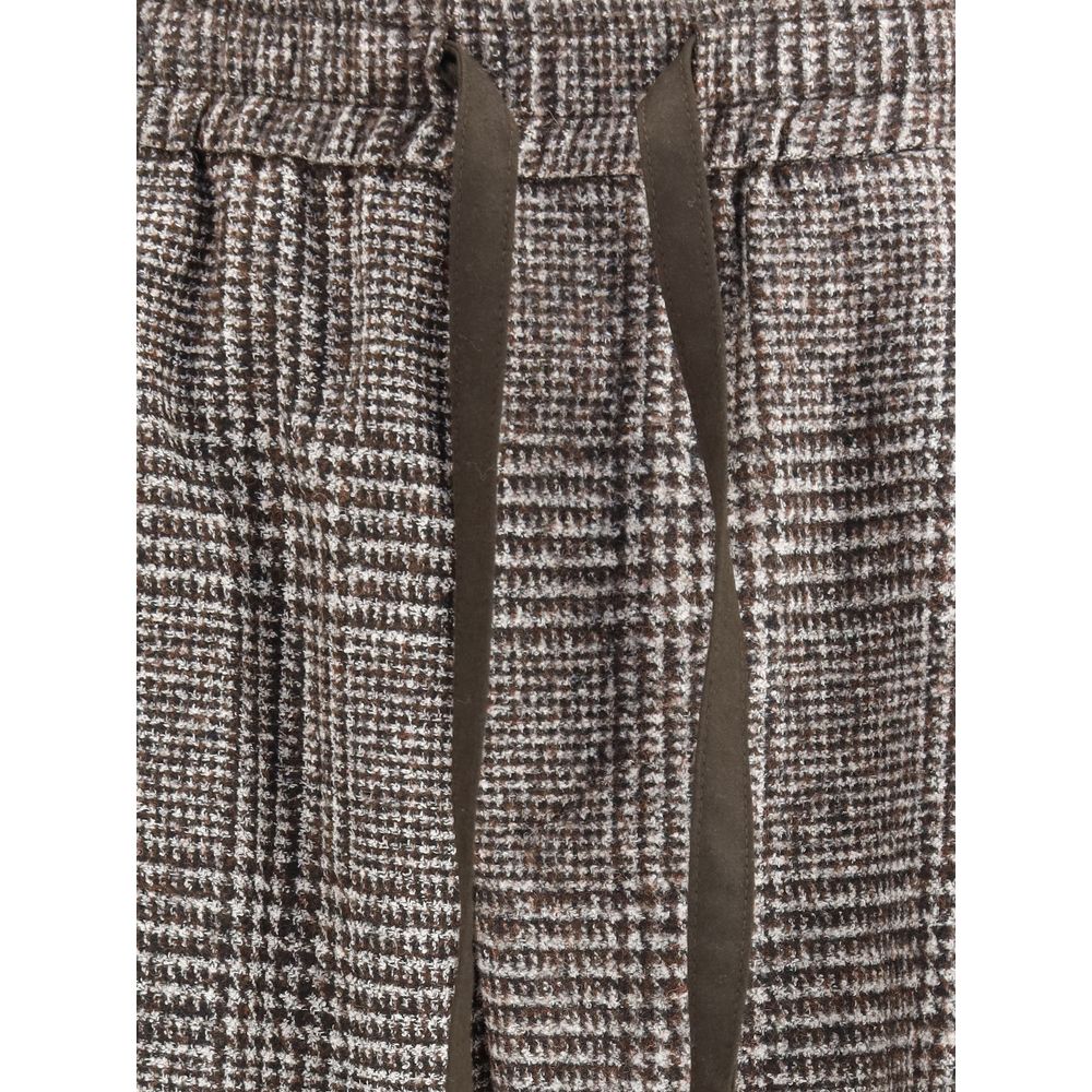 Dolce & Gabbana Jogging Trousers in Wool and Alpaca