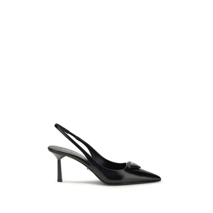 Prada Leather slingback Pumps