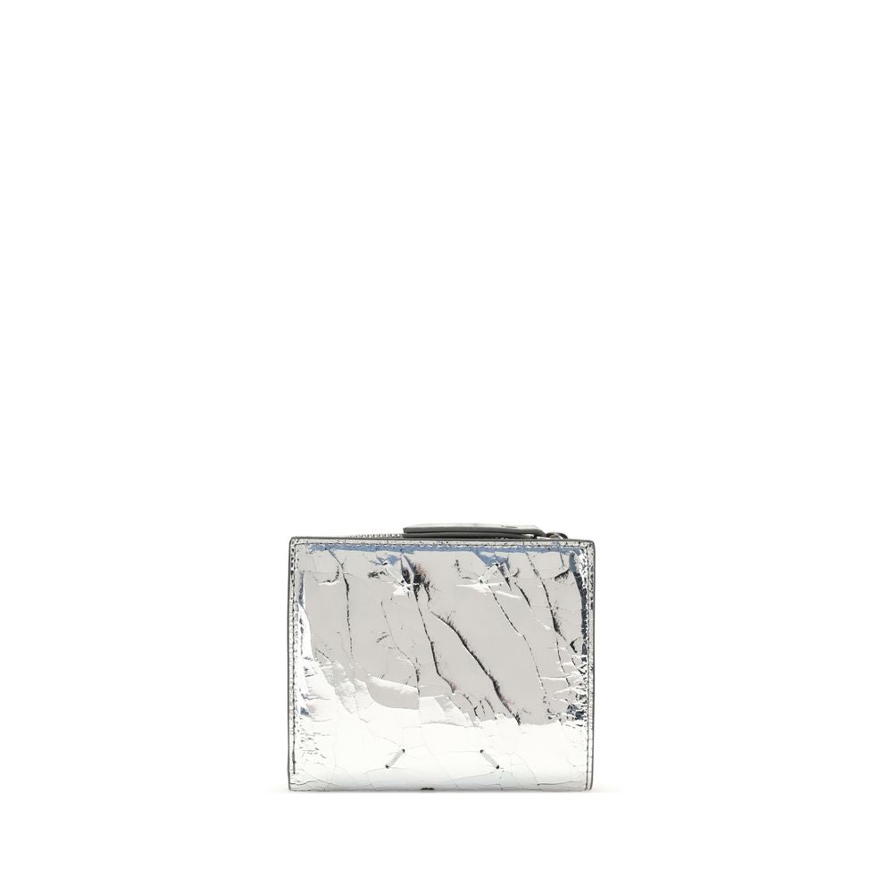 Margiela Metallic leathe Bi-Fold Wallet