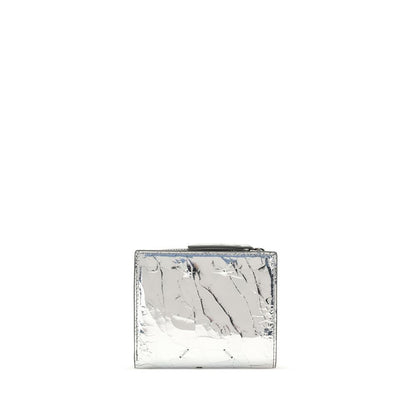 Margiela Metallic leathe Bi-Fold Wallet