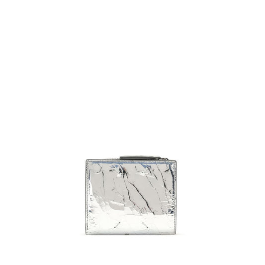 Margiela Metallic leathe Bi-Fold Wallet