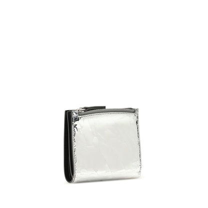 Margiela Metallic leathe Bi-Fold Wallet
