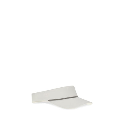 Brunello Cucinelli Nylon Visor with Shiny Band