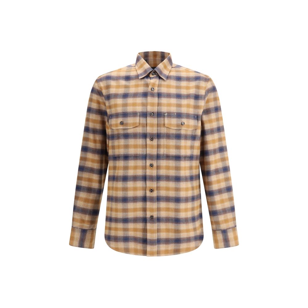 Brioni Checked cotton Shirt