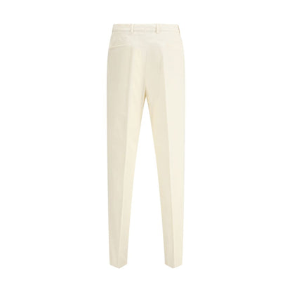 Brunello Cucinelli Cream Cotton Casual Pants