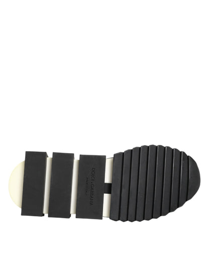 Dolce & Gabbana Black Mesh Sorrento Trekking Sneakers Shoes