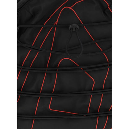 Diesel Black Polyester Backpack