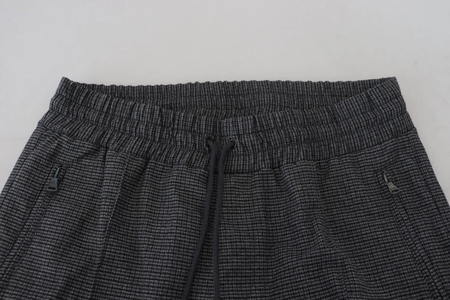 Dolce & Gabbana Gray Striped Wool Skinny Trouser Pants