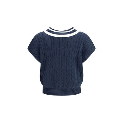 Brunello Cucinelli Blue Cotton Sweatshirt