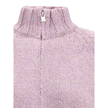 Magda Butrym Purple Cashmere Cardigan