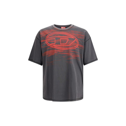 Diesel Black Cotton T-Shirt