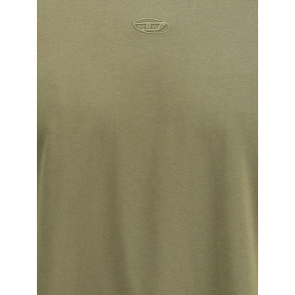 Diesel Green Cotton T-Shirt