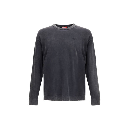 Diesel Gray Cotton Sweatshirt