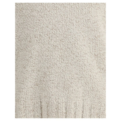 ZEGNA Cream Cashmere Cashmere Sweater