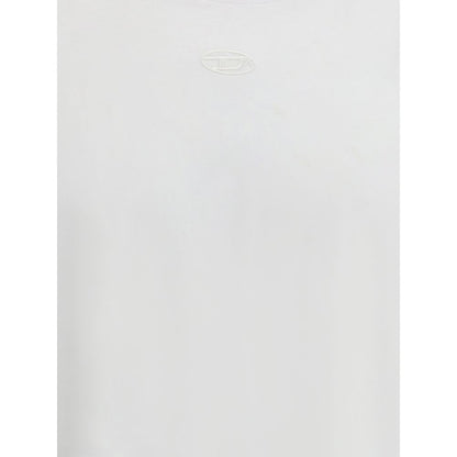 Diesel White Cotton T-Shirt