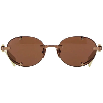 Balmain Brown Acetate Sunglasses
