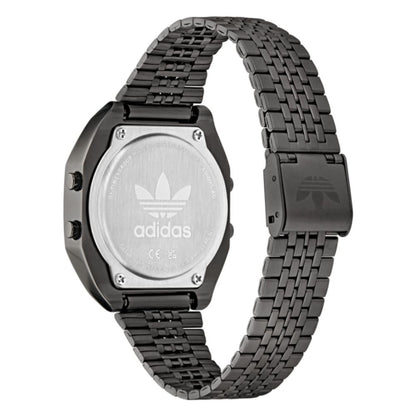 Adidas Black Stainless Steel Digital Watch
