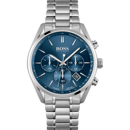 Hugo Boss Gray Stainless Steel Dress Watch