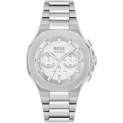 Hugo Boss Gray Stainless Steel Dress Watch
