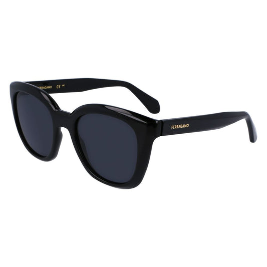 Ferragamo Black Injected Sunglasses