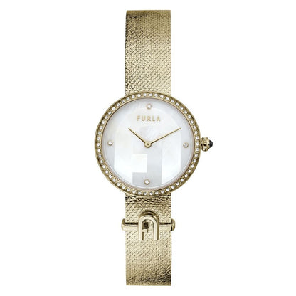 Furla Gold Stainless Steel Dress Watch