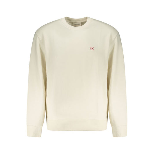 Calvin Klein White Cotton Sweatshirt