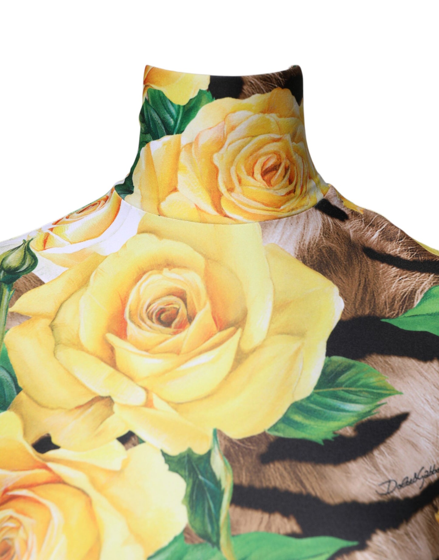 Dolce & Gabbana Multicolor Floral Print Sheath Mini Dress